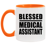 Blessed Medical Assistant - 11oz Accent Mug Orange