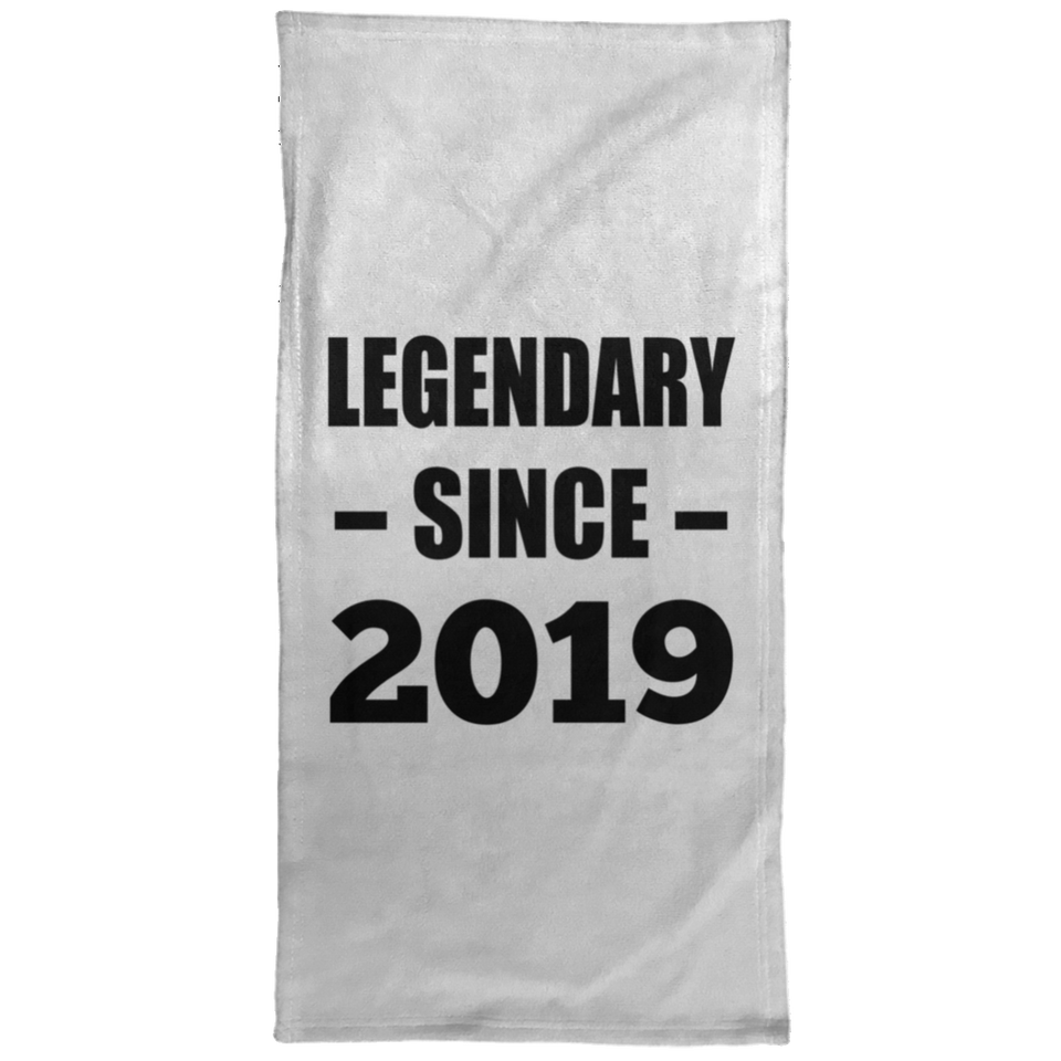 5th Birthday Legendary Since 2019 - Hand Towel