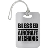 Blessed Aircraft Mechanic - Luggage Bag Tag