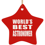 World's Best Astronomer - Star Ornament