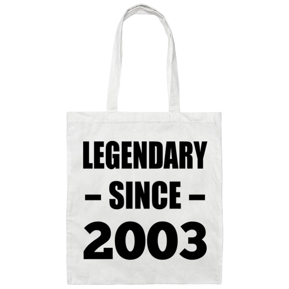 21st Birthday Legendary Since 2003 - Tote Bag White