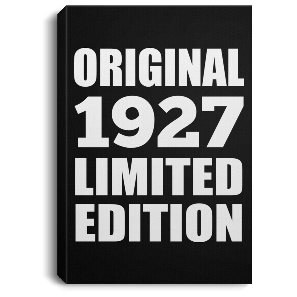 97th Birthday Original 1927 Limited Edition - Canvas Portrait