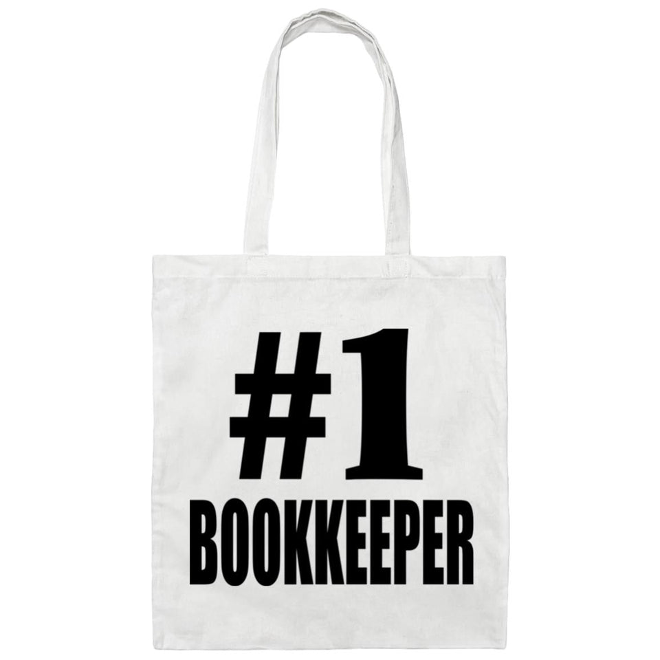Number One #1 Bookkeeper - Tote Bag White