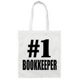Number One #1 Bookkeeper - Tote Bag White