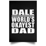 Dale World's Okayest Dad - Poster Portrait