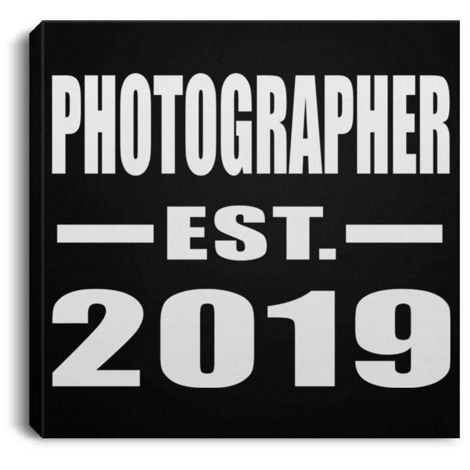 Photographer Established EST. 2019 - Canvas Square
