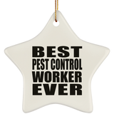 Best Pest Control Worker Ever - Star Ornament