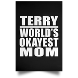Terry World's Okayest Mom - Poster Portrait