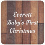 Everett Baby's First Christmas - Drink Coaster E