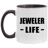 Jeweler Life - 11oz Accent Mug Black