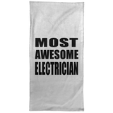 Most Awesome Electrician - Hand Towel