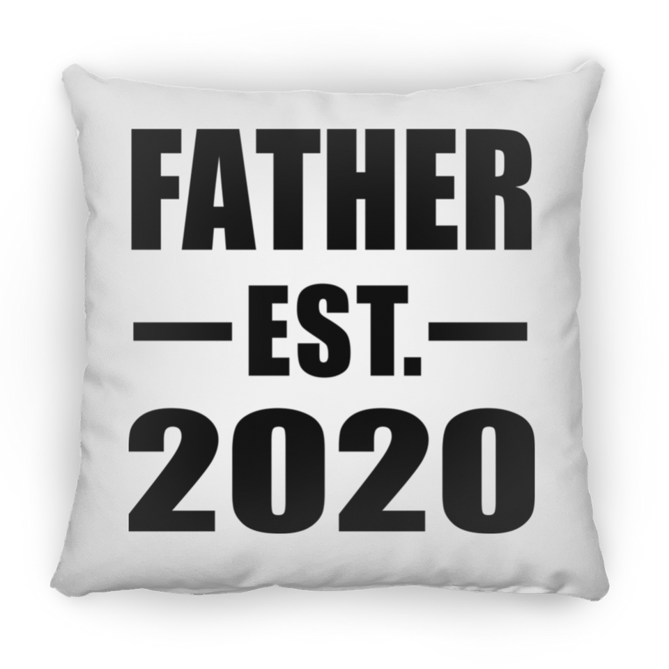 Father Established EST. 2020 - Throw Pillow