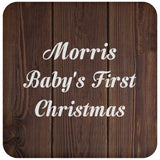 Morris Baby's First Christmas - Drink Coaster D