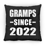 Gramps Since 2022 - Throw Pillow Black