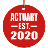 Actuary Established EST. 2020 - Circle Ornament