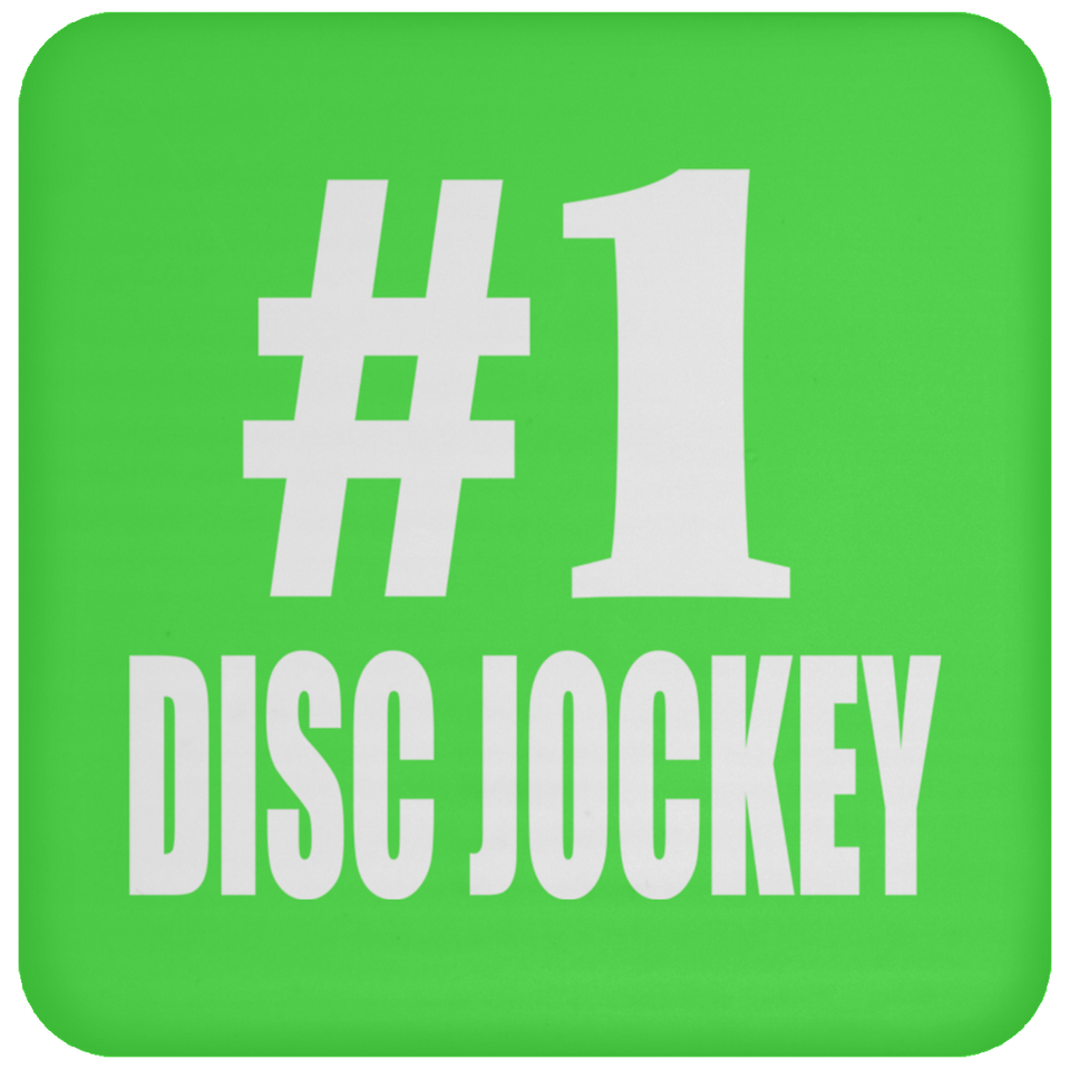 Number One #1 Disc Jockey - Drink Coaster