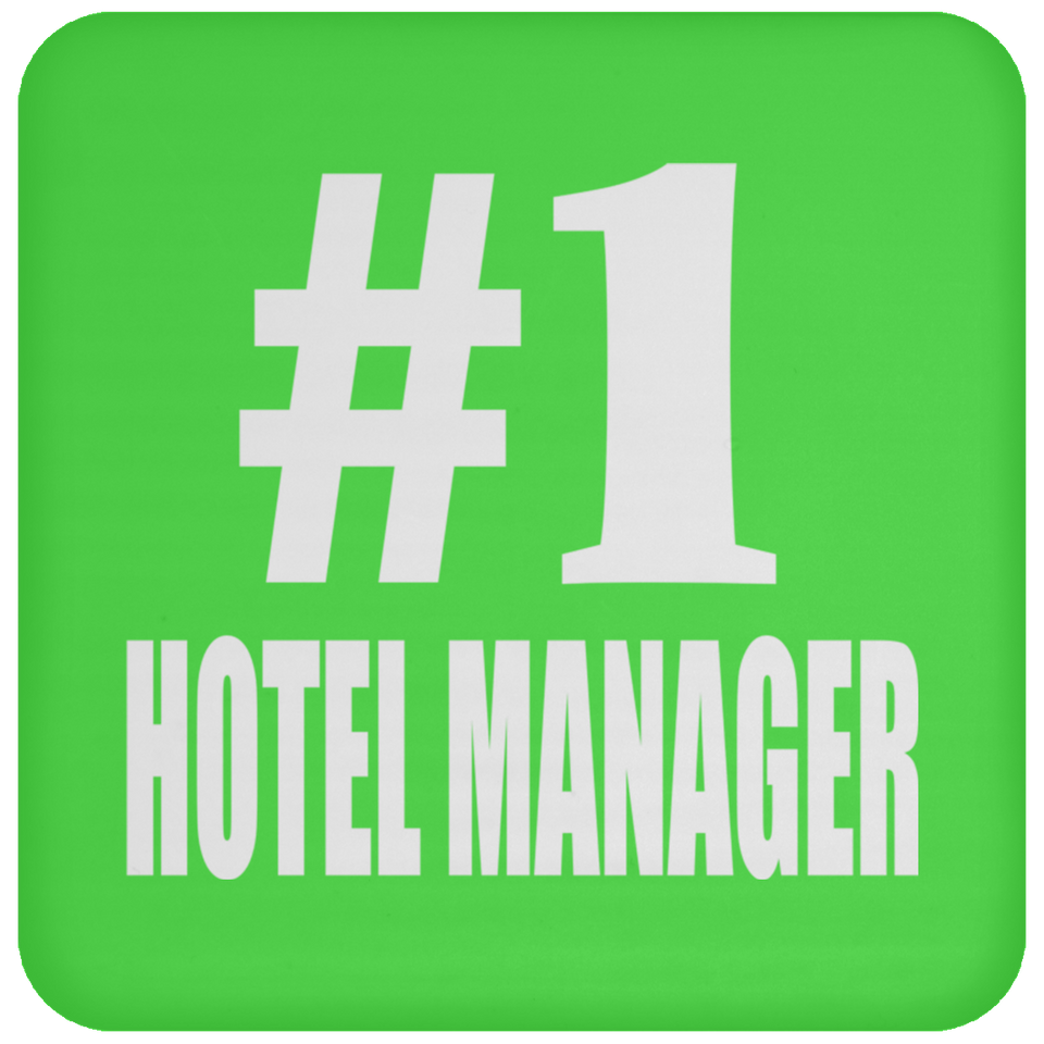 Number One #1 Hotel Manager - Drink Coaster