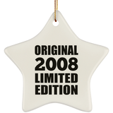 16th Birthday Original 2008 Limited Edition - Star Ornament