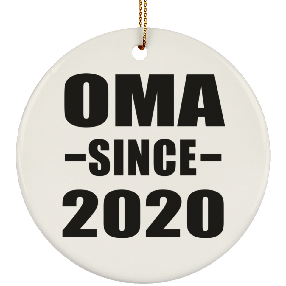 Oma Since 2020 - Circle Ornament