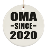 Oma Since 2020 - Circle Ornament