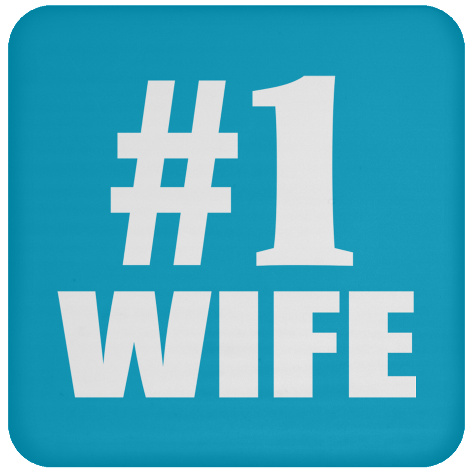 Number One #1 Wife - Drink Coaster