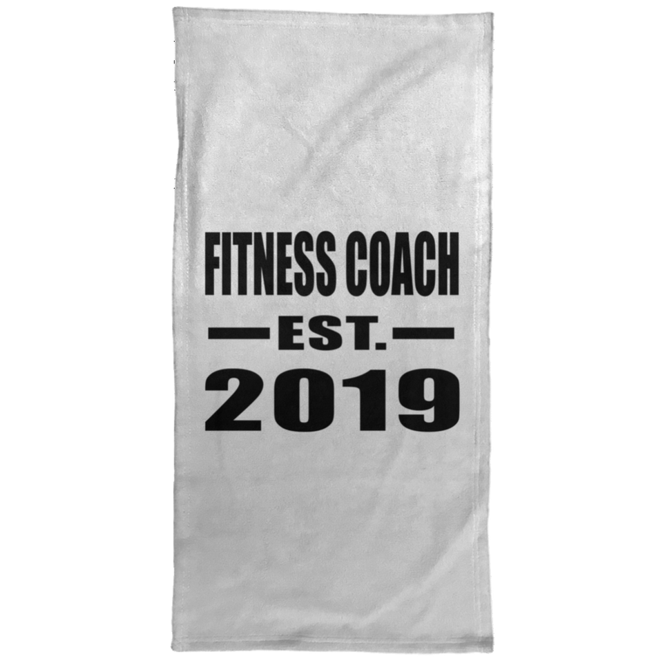 Fitness Coach Established EST. 2019 - Hand Towel