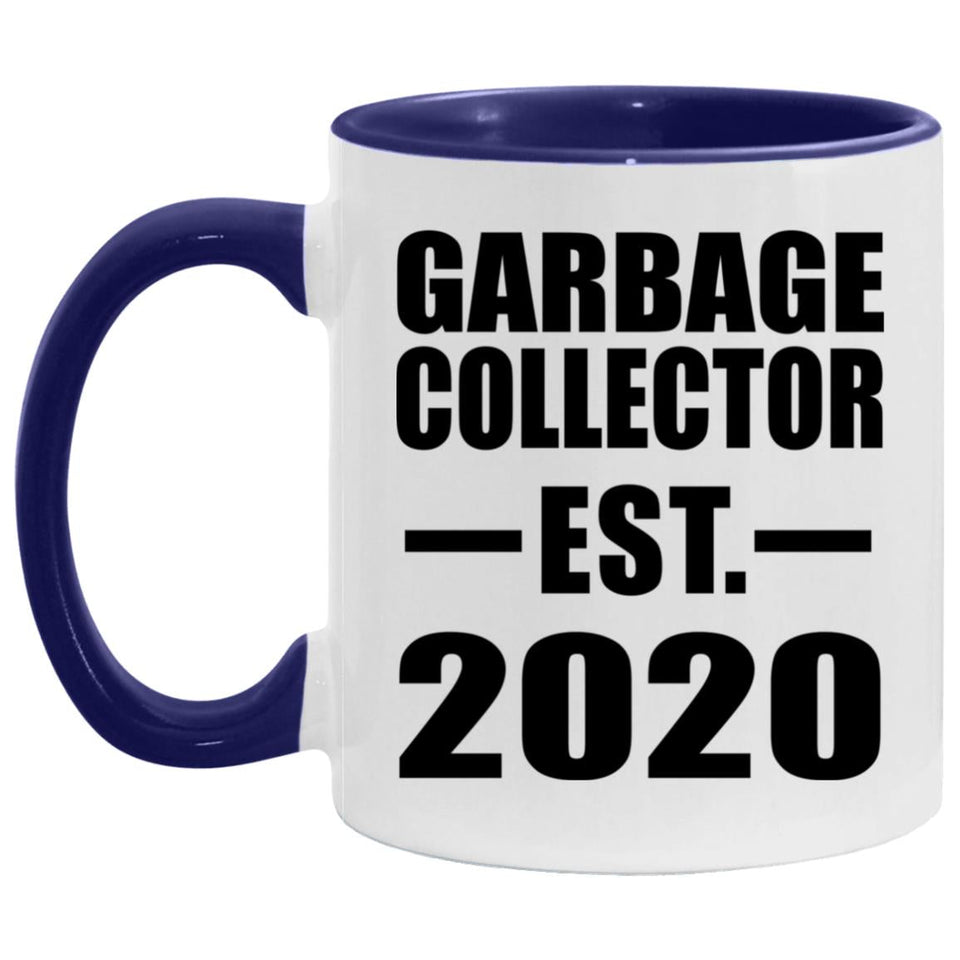 Garbage Collector Established EST. 2020 - 11oz Accent Mug Purple