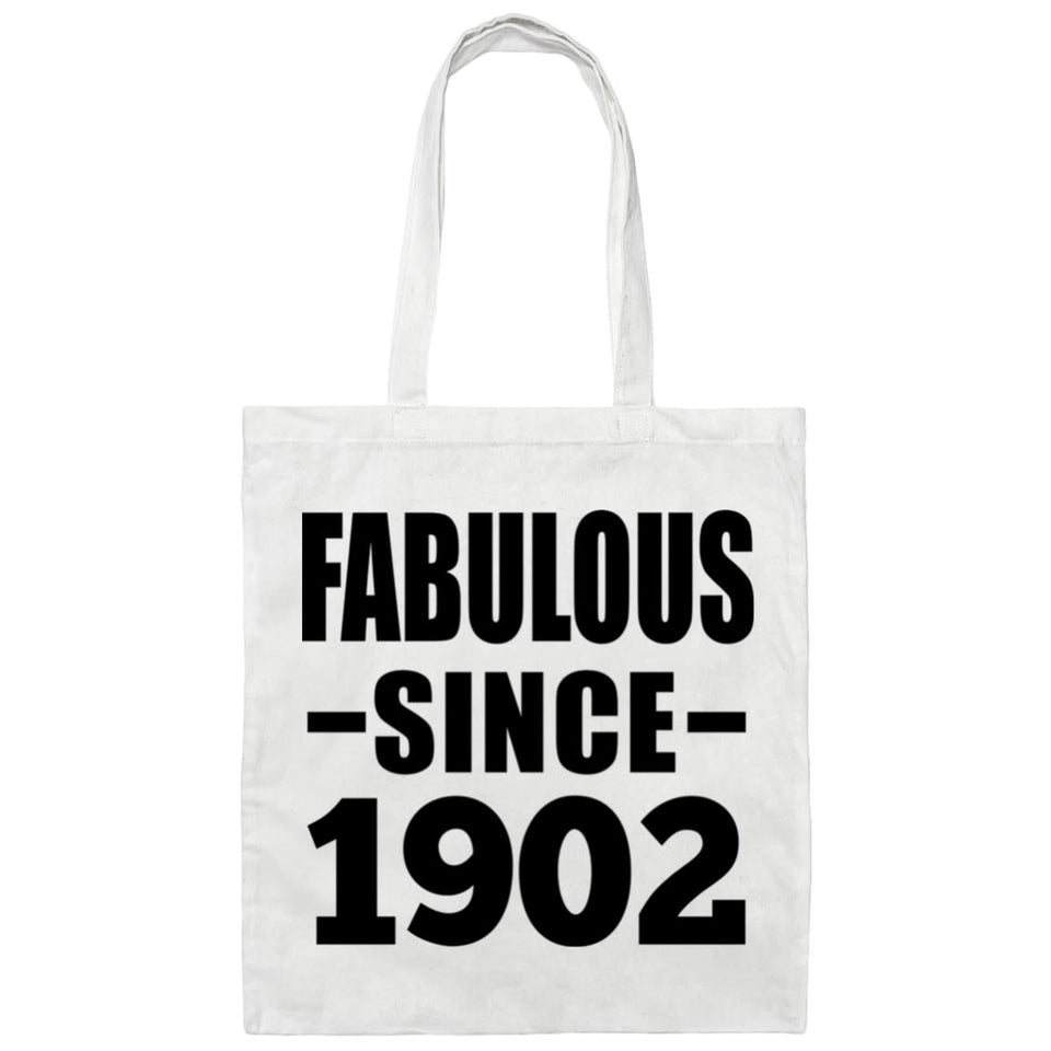 122nd Birthday Fabulous Since 1902 - Tote Bag White