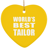 World's Best Tailor - Heart Ornament