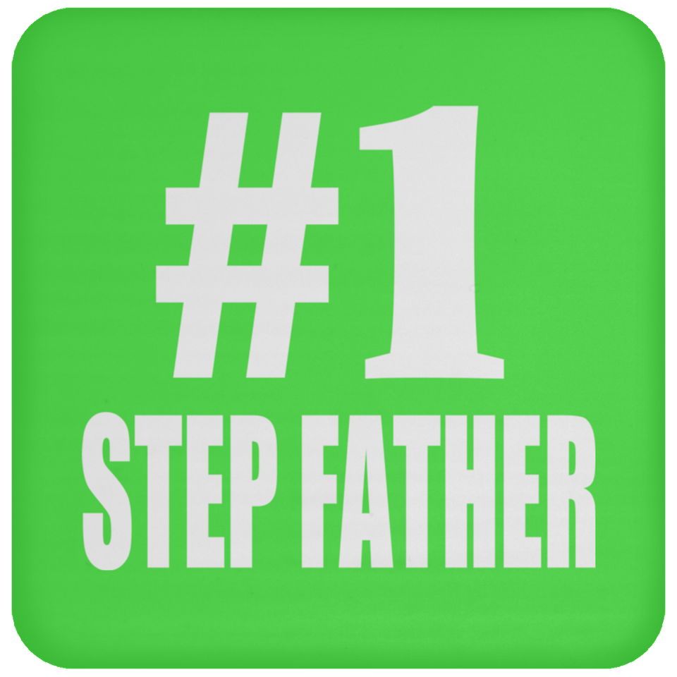 Number One #1 Step Father - Drink Coaster