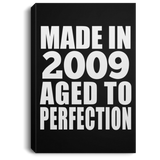 15th Birthday Made In 2009 Aged to Perfection - Canvas Portrait
