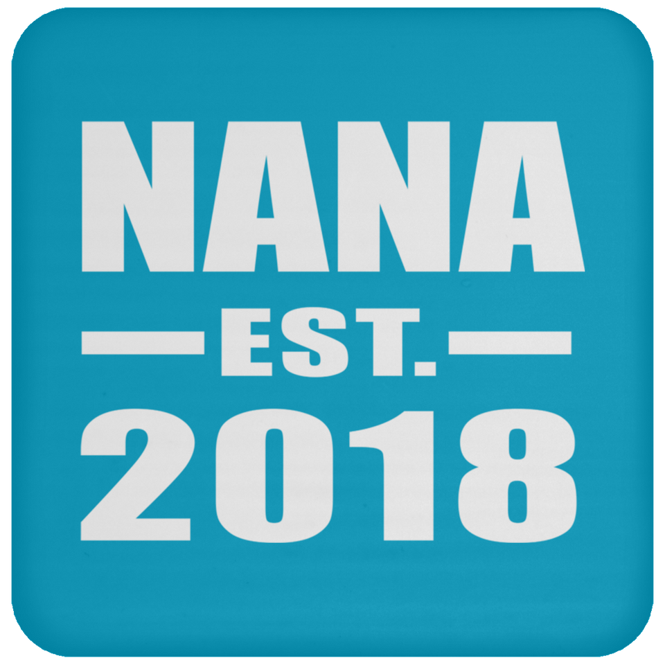 Nana Established EST. 2018 - Drink Coaster
