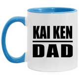 Kai Ken Dad - 11oz Accent Mug Blue