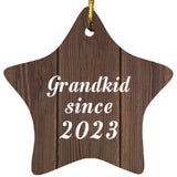 Grandkid Since 2023 - Star Ornament D