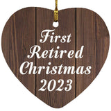 First Retired Christmas 2023 - Heart Ornament D