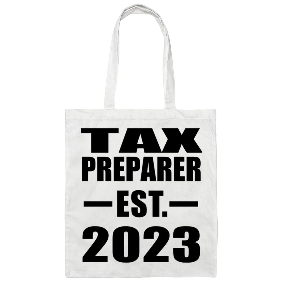 Tax Preparer Established EST. 2023 - Tote Bag White