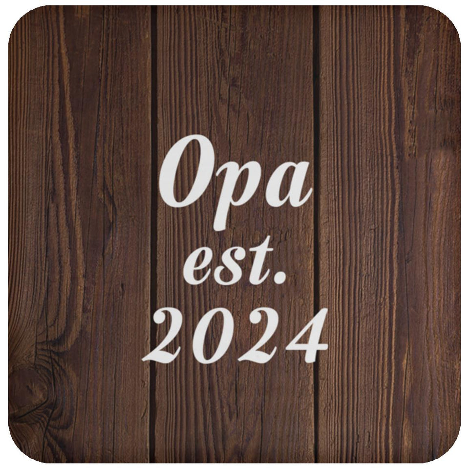 Opa Established EST. 2024 - Drink Coaster D