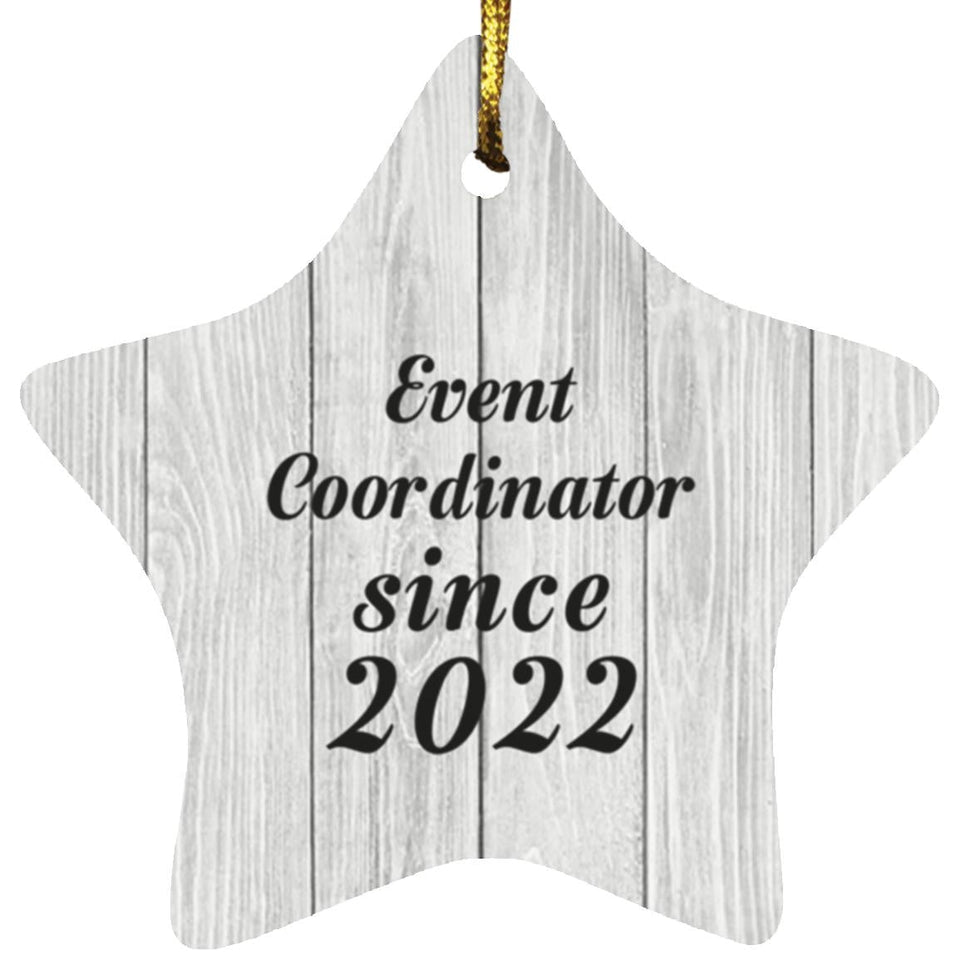 Event Coordinator Since 2022 - Star Ornament F