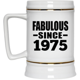 49th Birthday Fabulous Since 1975 - Beer Stein