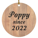 Poppy Since 2022 - Circle Ornament C