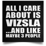 All I Care About Is Vizsla - Poster Square