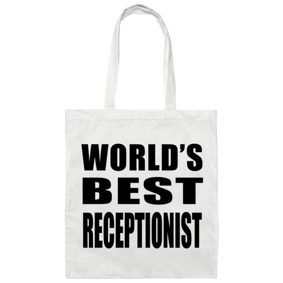 World's Best Receptionist - Tote Bag White