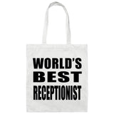 World's Best Receptionist - Tote Bag White