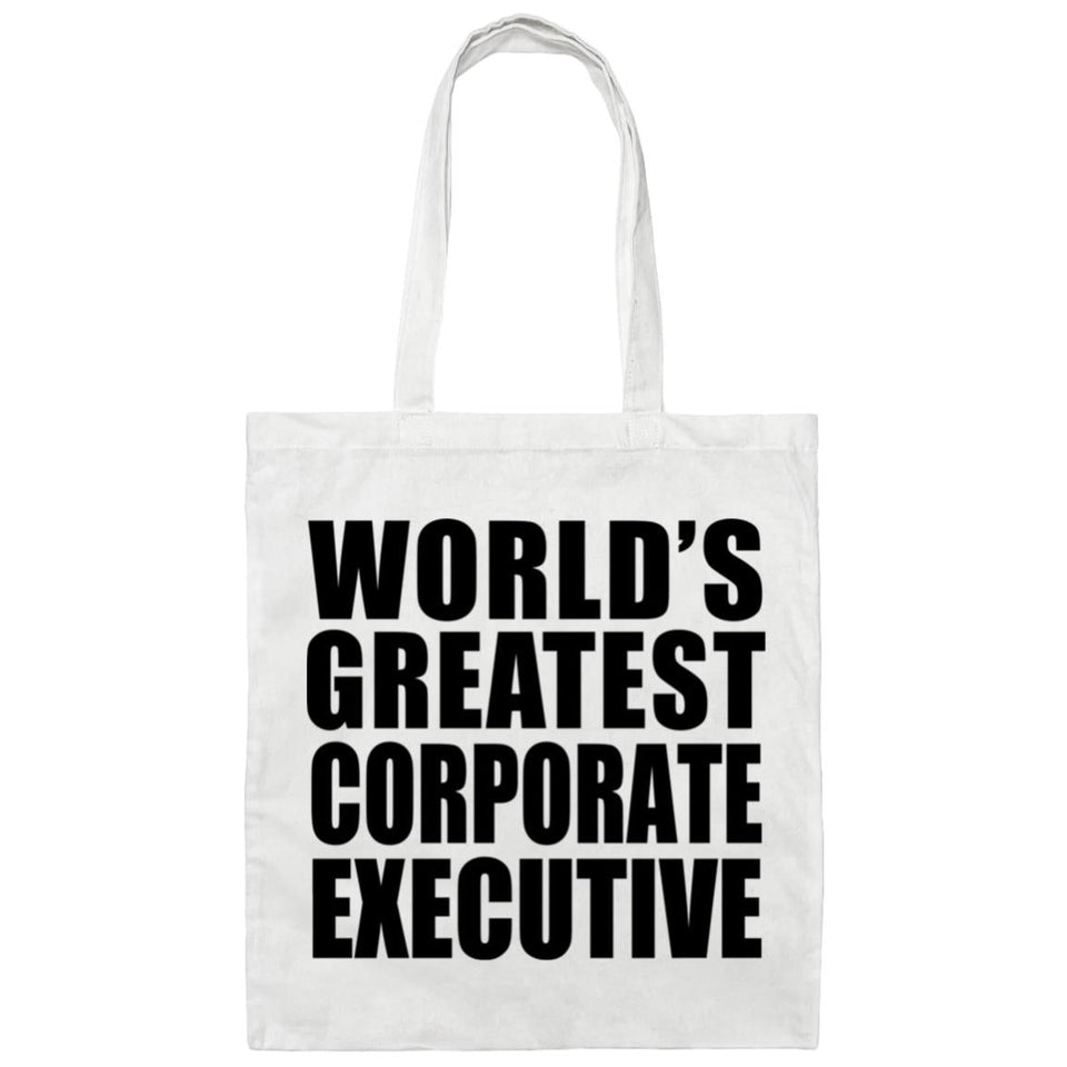 World's Greatest Corporate Executive - Tote Bag White