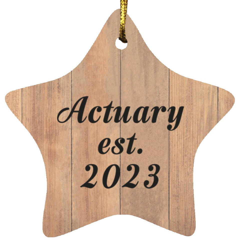 Actuary Established Est. 2023 - Star Ornament C