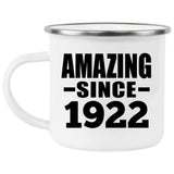 102nd Birthday Amazing Since 1922 - 12oz Camping Mug