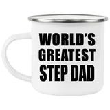 World's Greatest Step Dad - 12oz Camping Mug