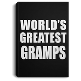 World's Greatest Gramps - Canvas Portrait