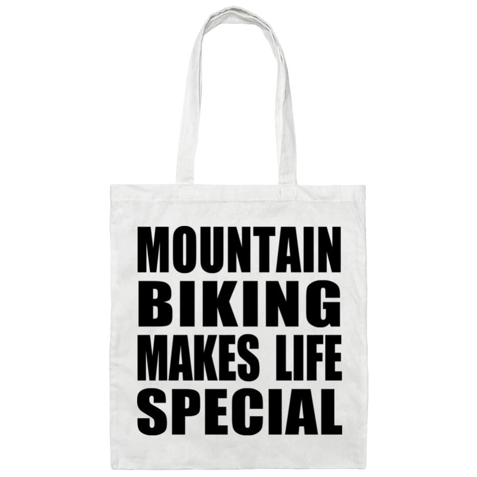 Mountain Biking Makes Life Special - Tote Bag White