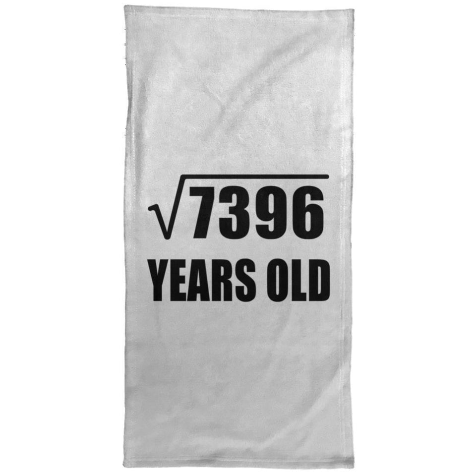 86th Birthday Square Root of 7396 Years Old - Hand Towel